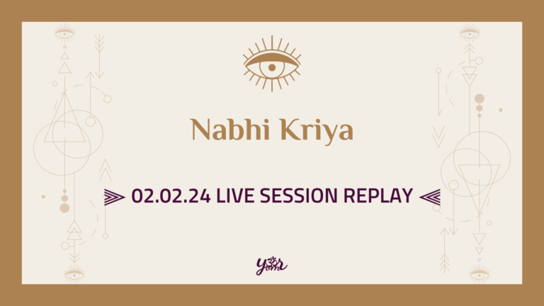 Your Om Sangha - Live Session - Nabhi Kriya für das Nabel Chakra