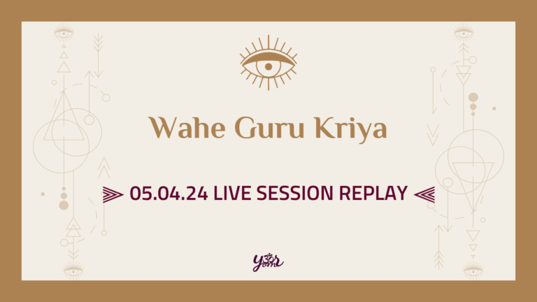 Your Om Sangha - Live Session - Wahe Guru Kriya